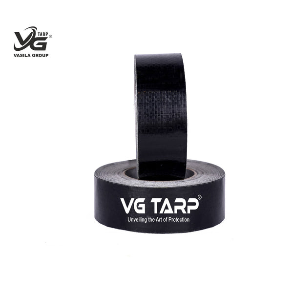 Adhesive Tape Tarpaulin Black