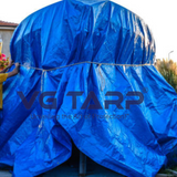 HDPE Tarpaulin Blue to Silver (200 GSM)