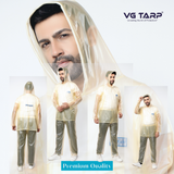 VG Tarp Hooded Rain Suit – Waterproof Raincoat Set for Men & Women