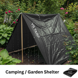 HDPE Tarpaulin Black to Black (300 GSM)