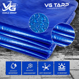 HDPE Tarpaulin Blue to Blue (300 GSM)