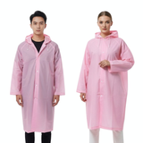 Stay Dry in Style – Imported Waterproof Hooded Poncho with Full Sleeves
