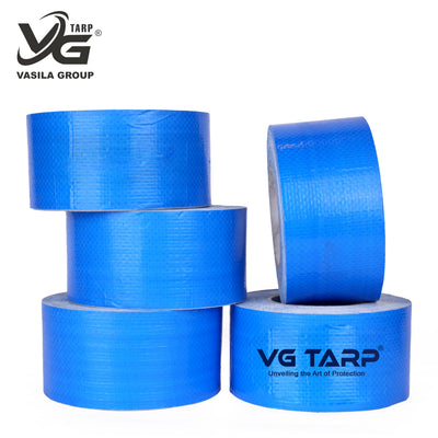 Adhesive Tape Tarpaulin Blue