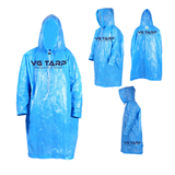 Silpaulin Waterproof Rain Poncho – Lightweight Hooded Rainwear