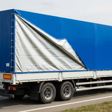 HDPE Tarpaulin Blue to Silver (200 GSM)