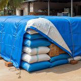 HDPE Tarpaulin Blue to Silver (200 GSM)