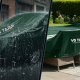 HDPE Tarpaulin Green to Black (300 GSM)