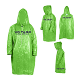 Silpaulin Waterproof Rain Poncho – Lightweight Hooded Rainwear