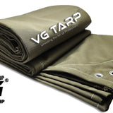 Canvas Tarpaulin Green Olive