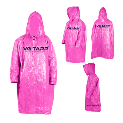 Silpaulin Waterproof Rain Poncho – Lightweight Hooded Rainwear