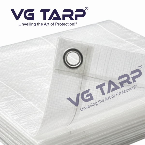 HDPE Tarpaulin Transparent Natural (300 GSM)