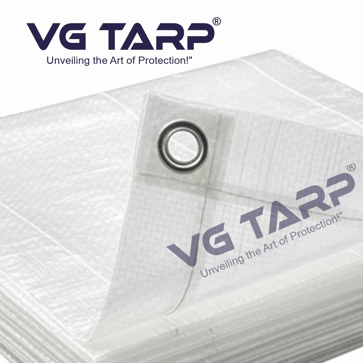 HDPE Tarpaulin Transparent Natural (300 GSM)